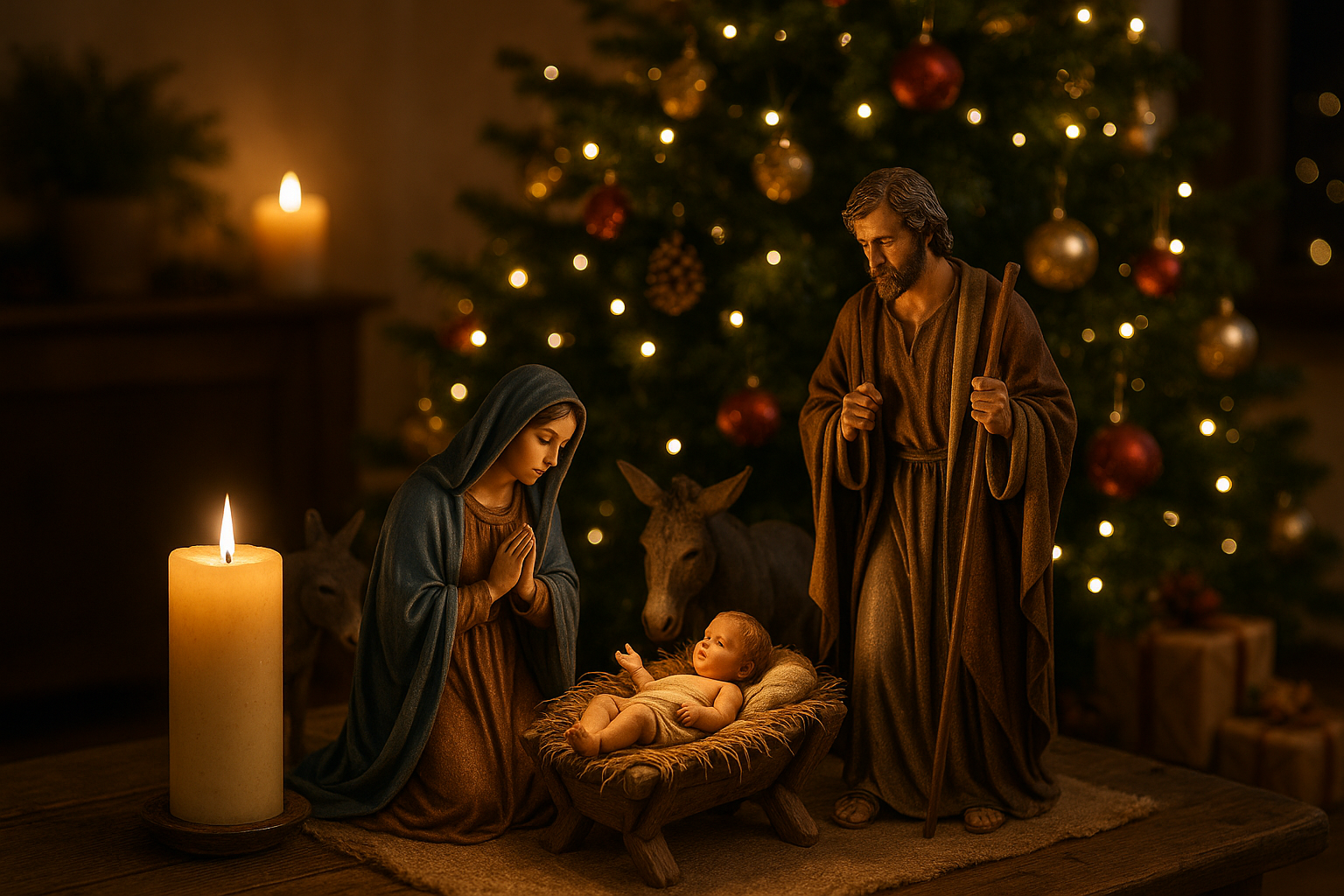 varför firas jul - Illustration